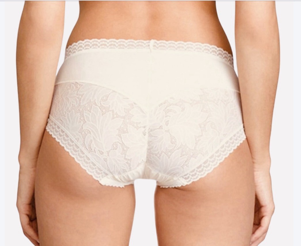 Playtex Invisible Elegance Ivory Lace Midi Brief UK L / 14