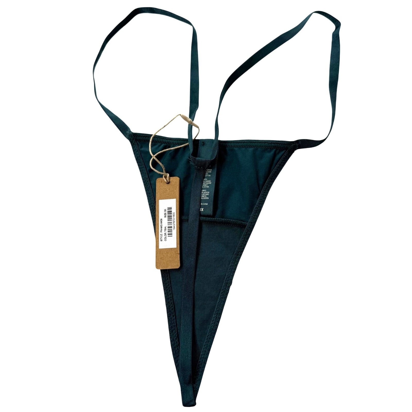 SKIMS Fits Everybody Micro Thongs Lot of 3 Teal Grey Khaki 3X