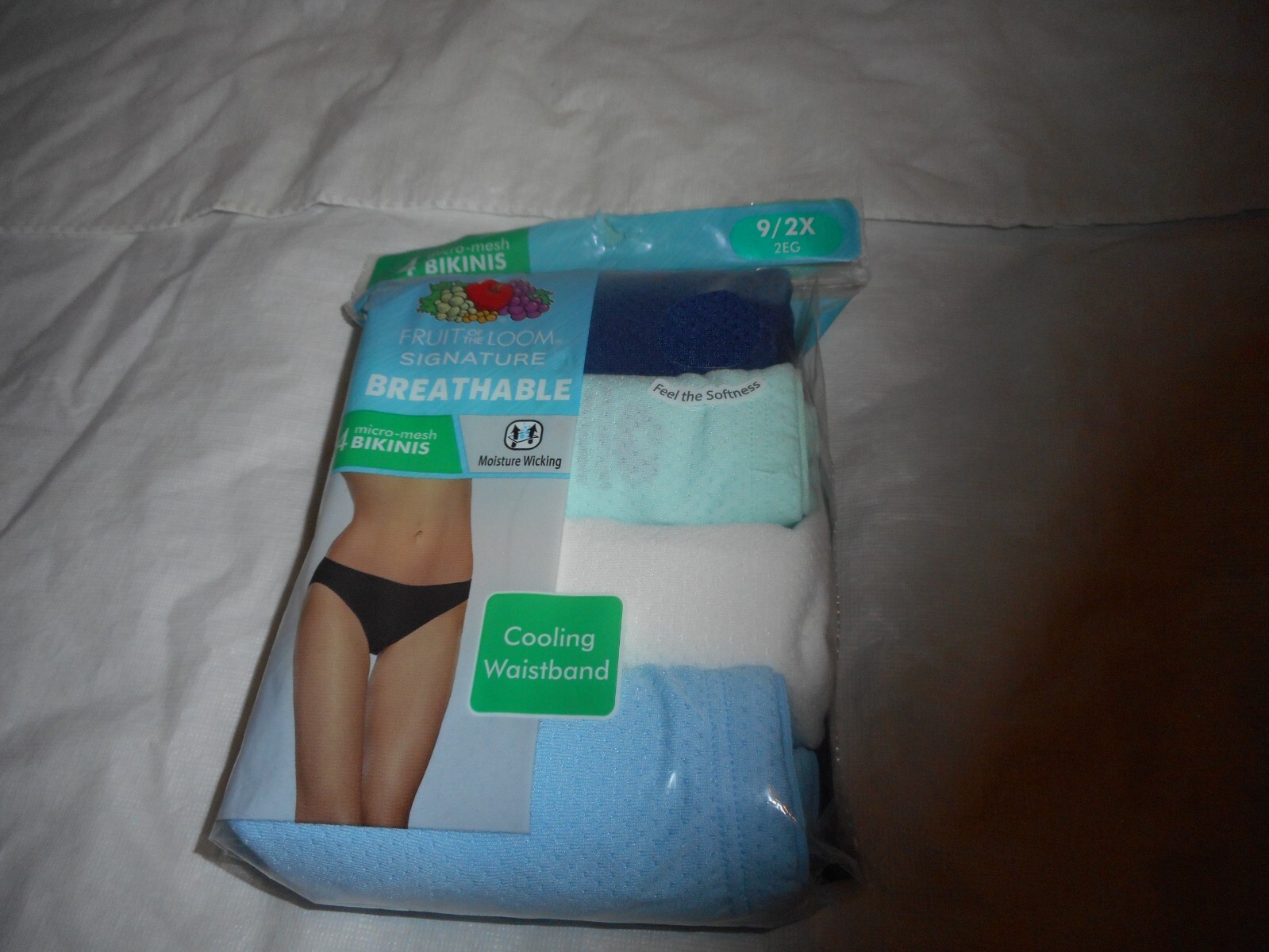 4 PK Fruit Of Loom Women’s Breathable Bikini & Micro Mesh S,M,L,XL, & 2X