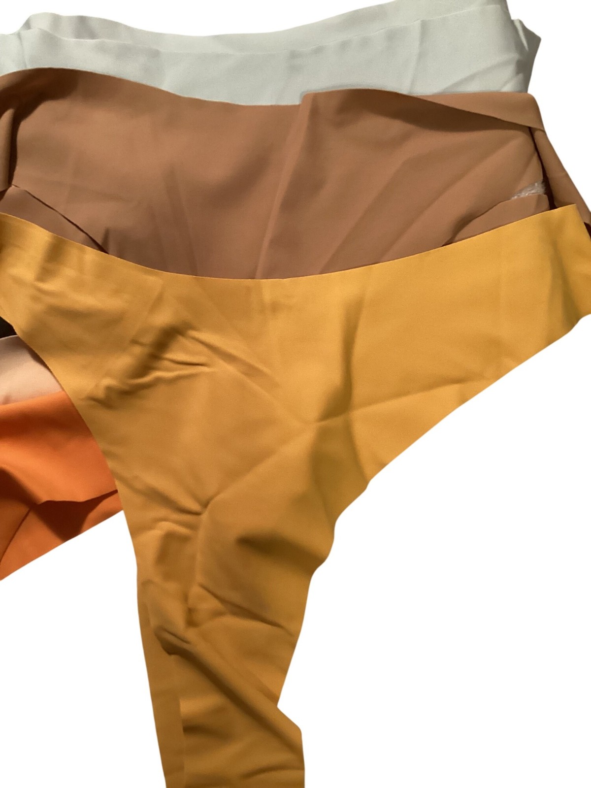 9-Pack Womens Seamless Thongs*Panties*XL* Mixed Colors*Elastane Blend*Sissy*New