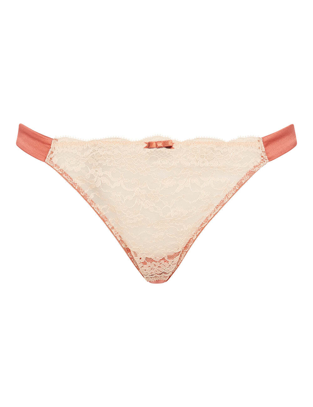 MYLA Heritage Silk Thong – Tea Rose/Rose Gold