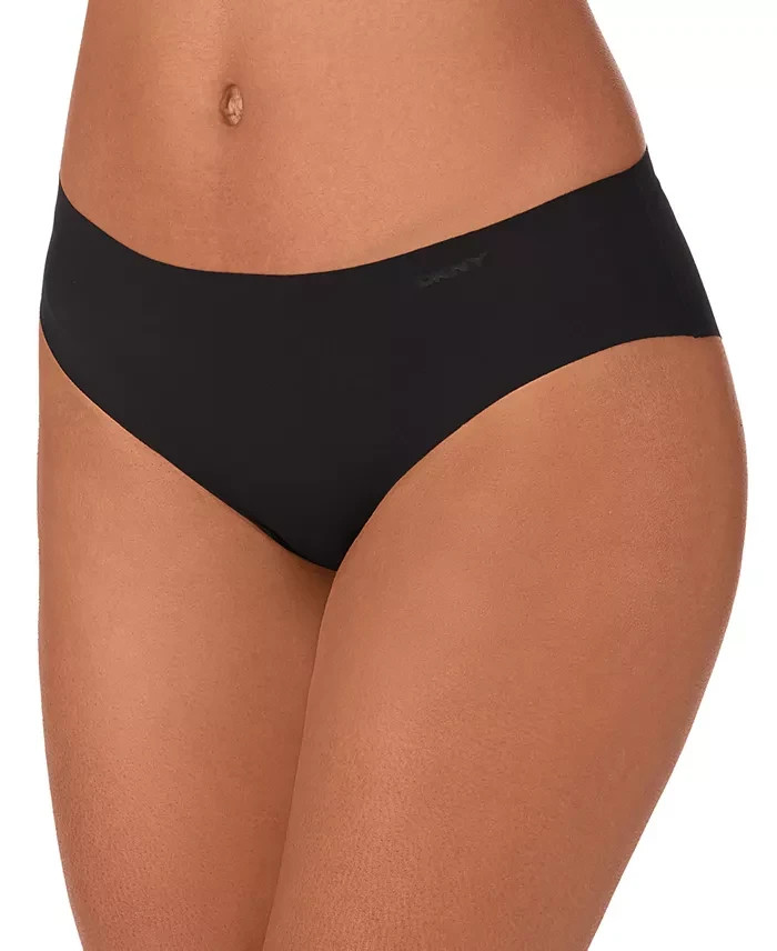 NWT DKNY Women’s M 3-Pk. Litewear Cut Anywear Hipster DK5028BP3, Black