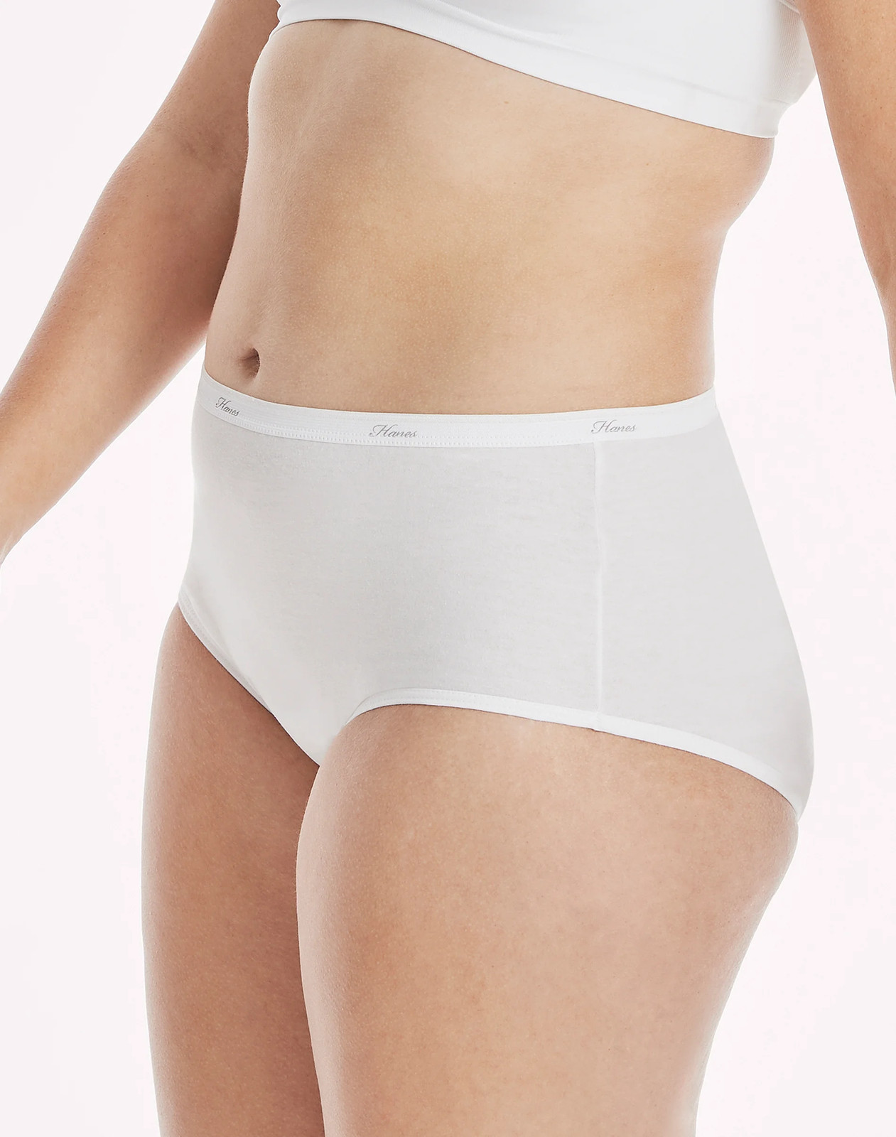 Hanes Womens 10-Pack Cotton Briefs Lady Underwear Panties Assorted Colors Prints