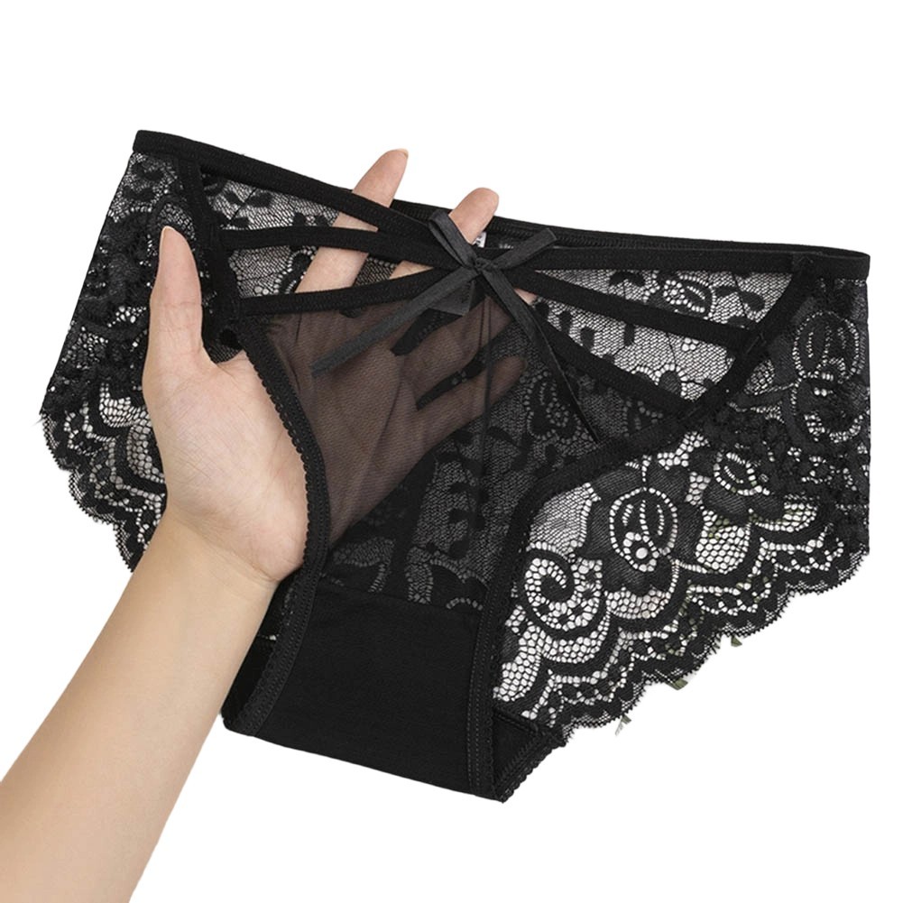 Thin Lace Women Seamless Underwear Mesh See Through Briefs for Comfortable Fit