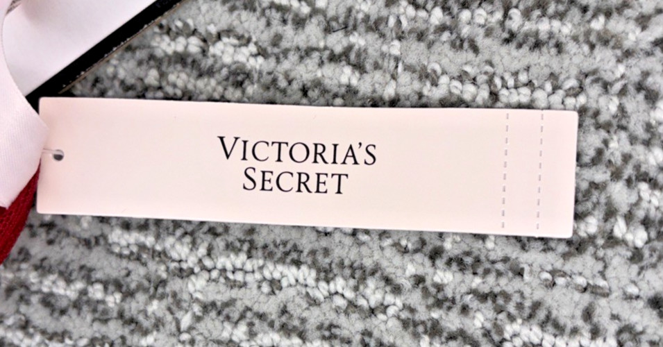 Victoria’s Secret Very Sexy NWT Small Red Strappy Cherry Hardware Cheeky Panty