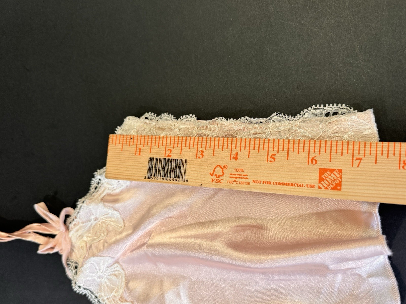 Beverly & Beck Babydoll Pink Satin Crop Y2K Cami Womens M Lace Trim Romantic