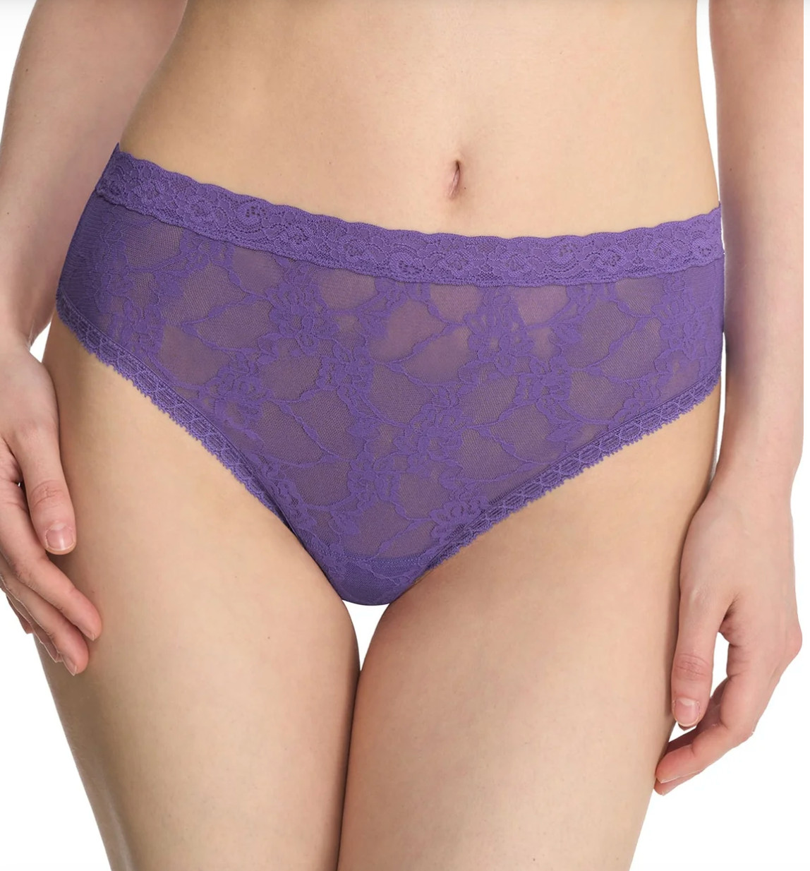 Natori One Size (S-XL) Bliss Allure Thong Panty 771303 NWOT Purple