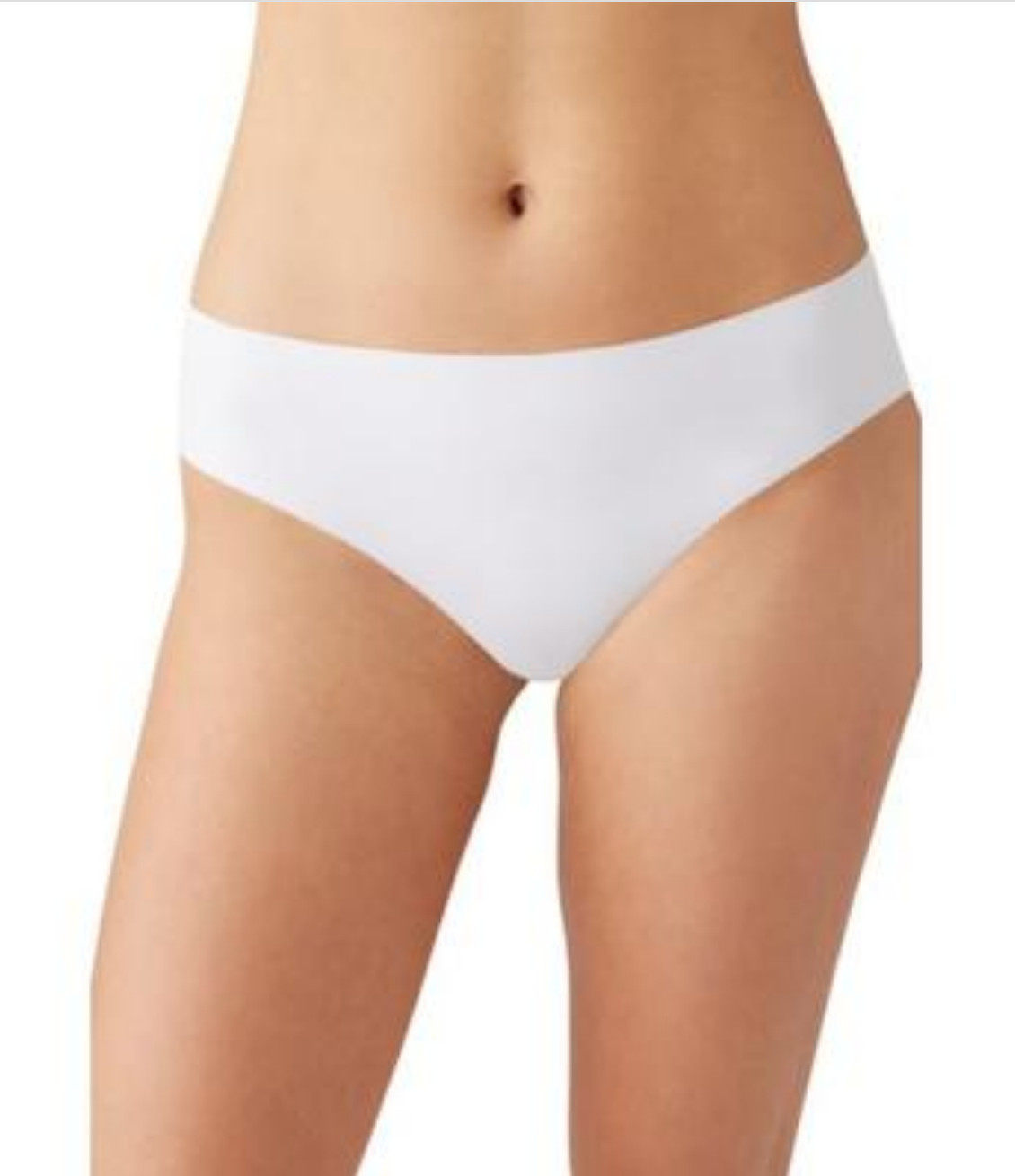 b.tempt’d by Wacoal Women B.bare Cheeky Hipster White Size L