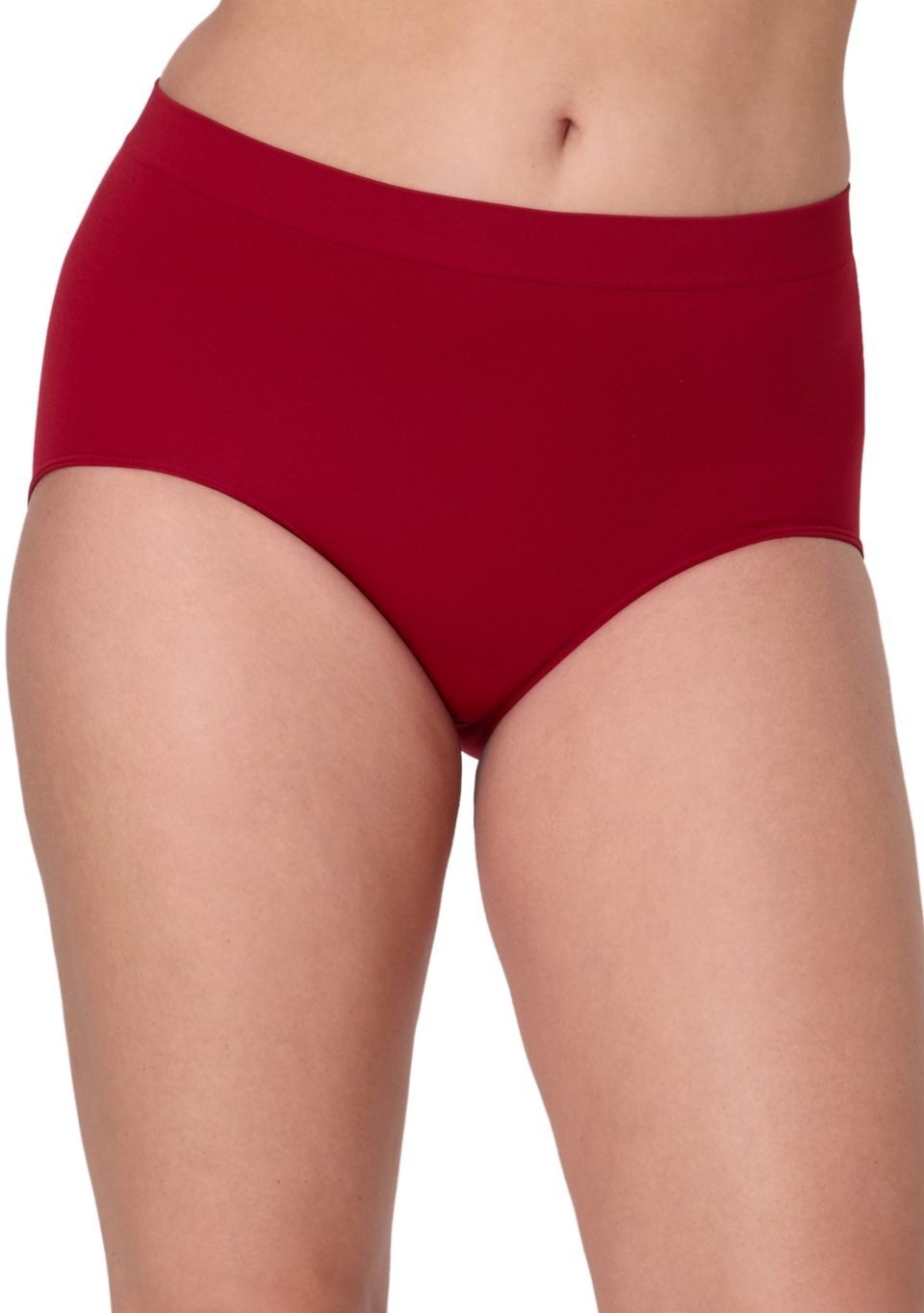 Bali Women’s One Smooth U All Over Smoothing Brief, Red, Size XL (8) DF2361