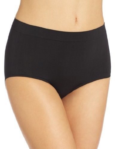 Bali 2361 Womens Black Smoothing Osu Over Underwear Brief Bottom Panties XL