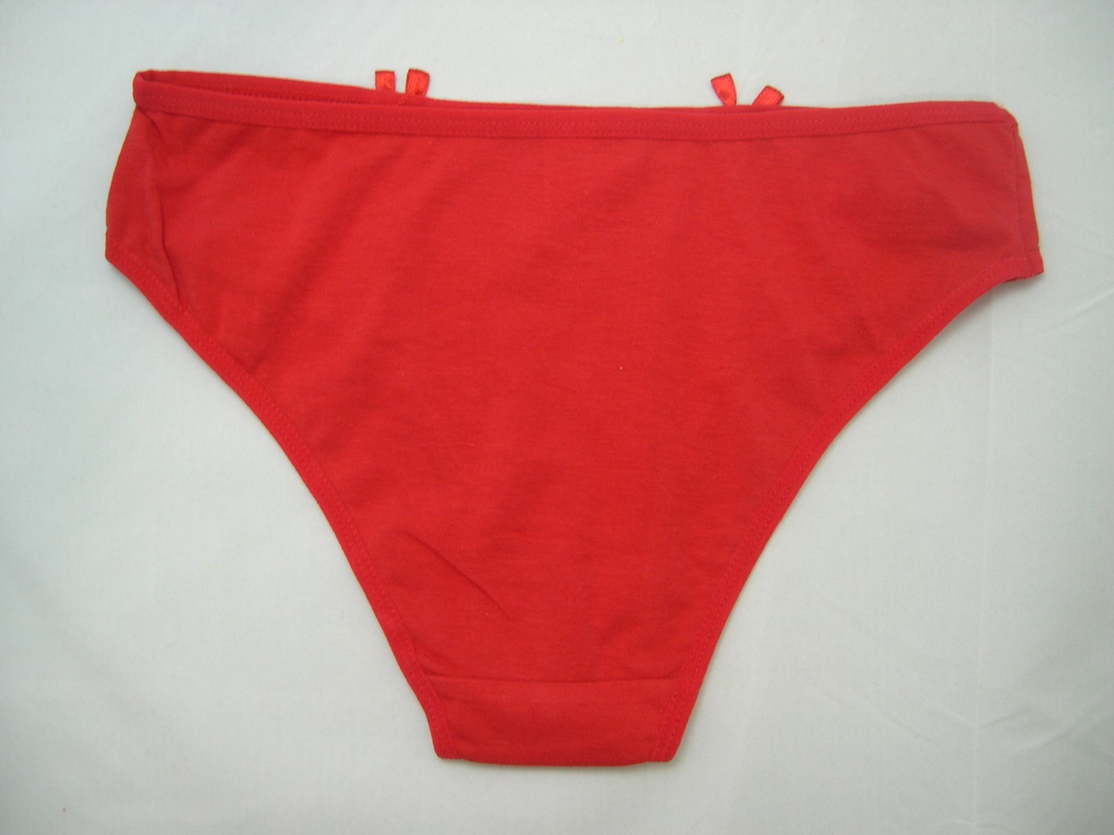 Personalized Bikini Panties Poly + Cotton Large Lg Red White Black Blue o Yellow