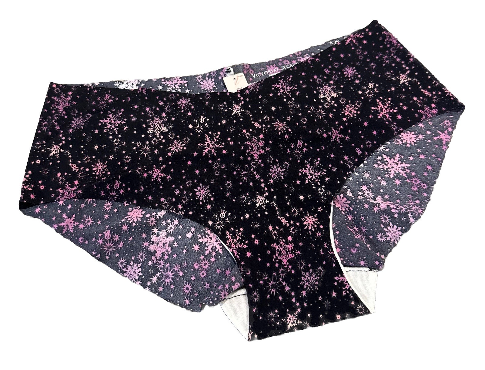 Victoria’s Secret Hiphugger Panty Snowflake Design Medium NWT