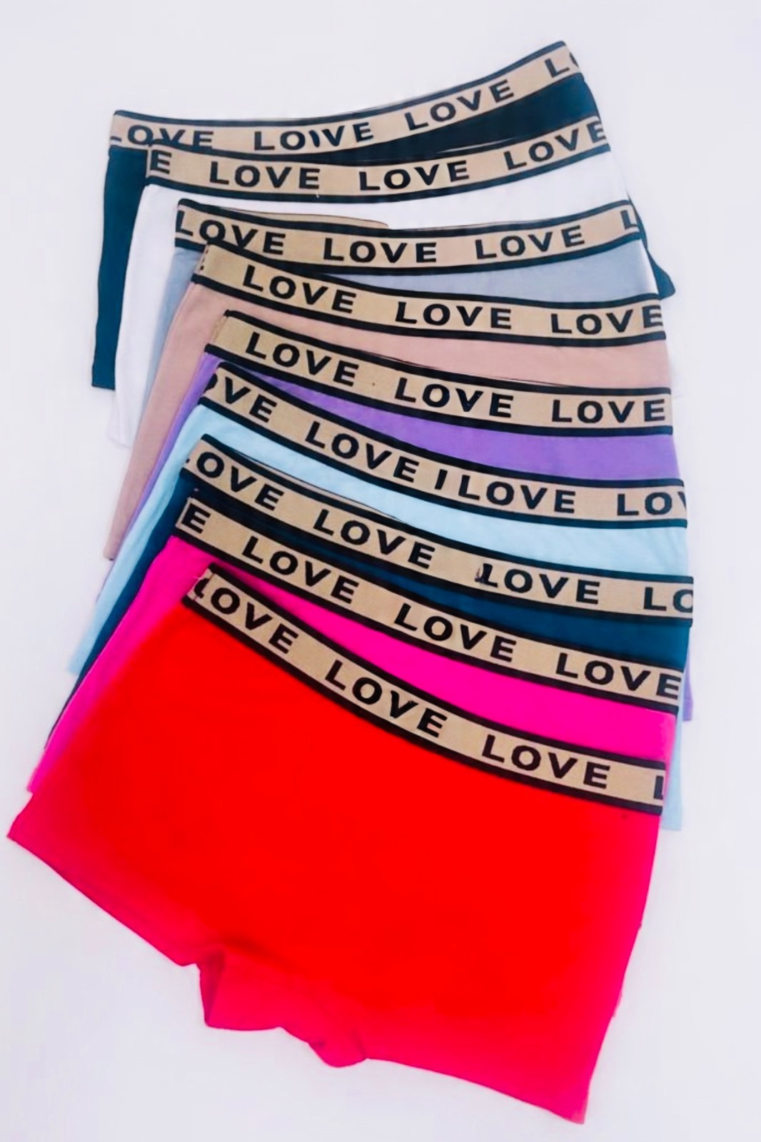 NEW Lot 6 Boyshorts Panties Cotton Underwear Women’s Ladies Girls H050 Size S-XL