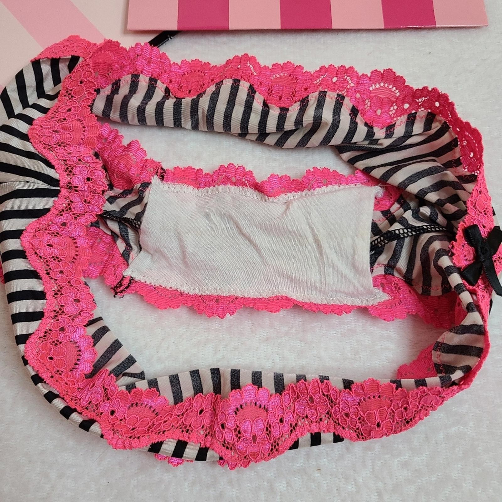 Rare Y2K Victoria’s Secret Silky Satin Lace Classic Cheeky Panty Size M