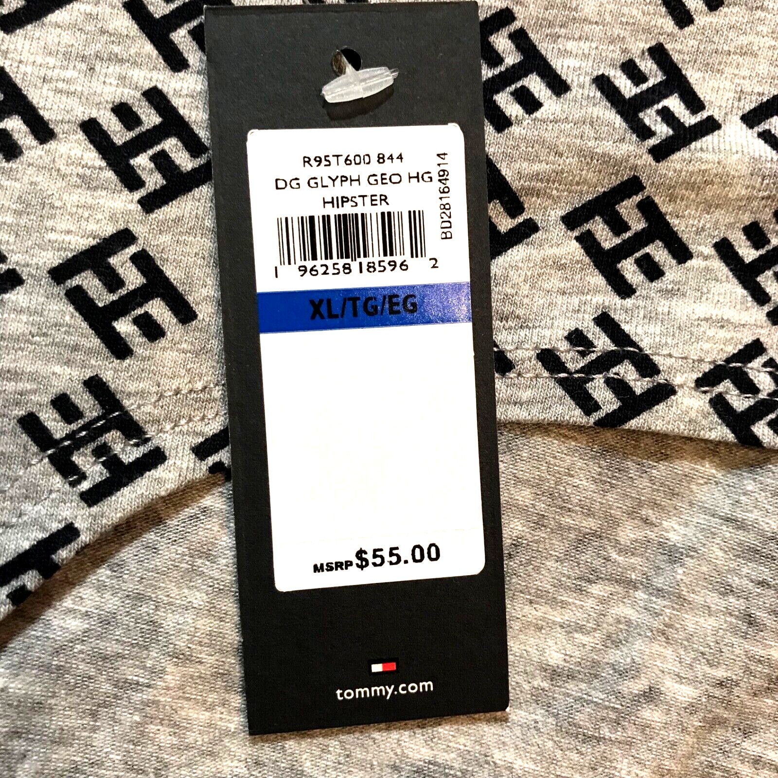 Tommy Hilfiger LARGE OR XLG Hipster Women’s Cotton Panties – 5 Pack-Choose Size!