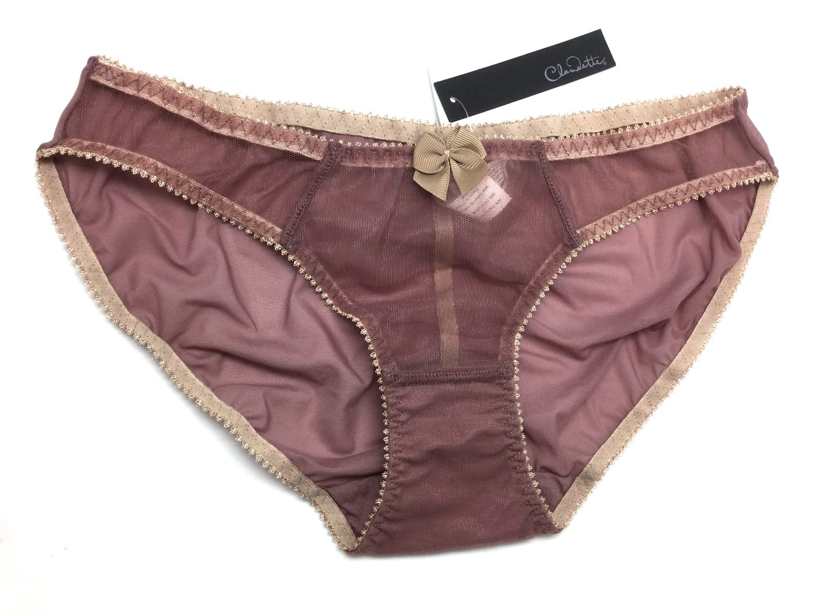 Claudette Dessous Mesh Bikini Panty Brief Lingerie Panties Twilight Matchstick