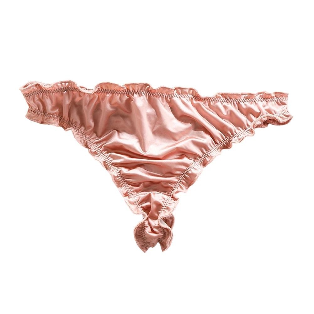 Daily Wear Ice Silk Underwear Seamless Briefs 76% Polyester 24% Spandex