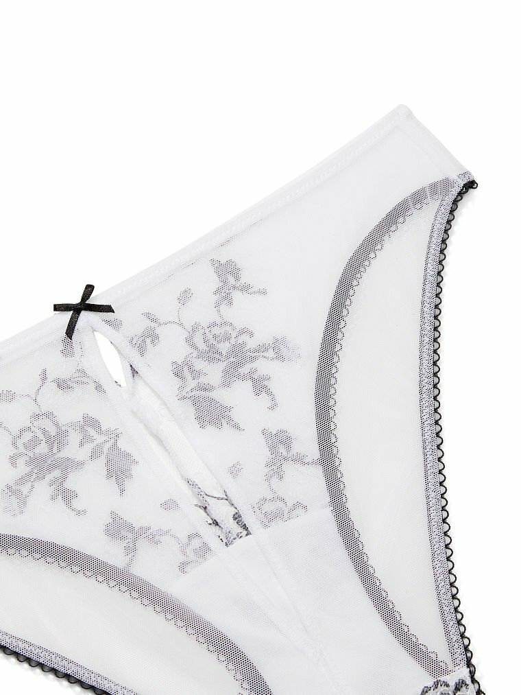 VICTORIAS SECRET DREAM ANGELS EMBROIDERED LACE KEYHOLE CHEEKY PANTY XS S M L XL