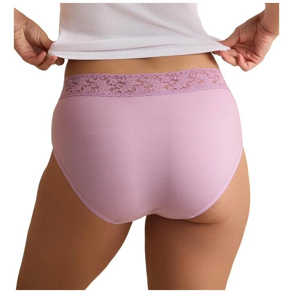 hanky panky Cotton French Brief 892461 Water lily NWT MSRP $34