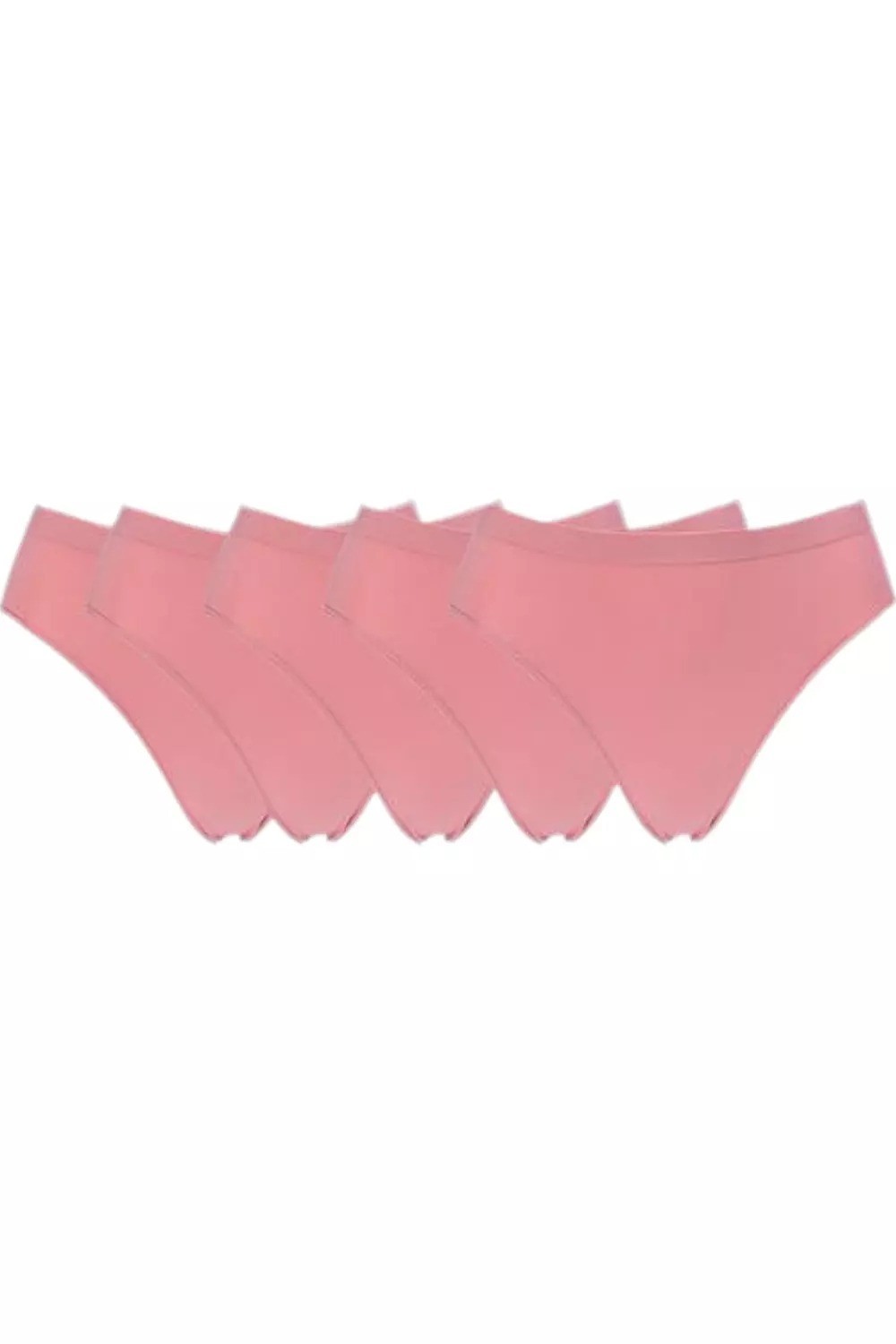 Rhonda Shear 5Pack Original Seamless Ahh Brief Size XL Dusty Rose Intimate 668.1