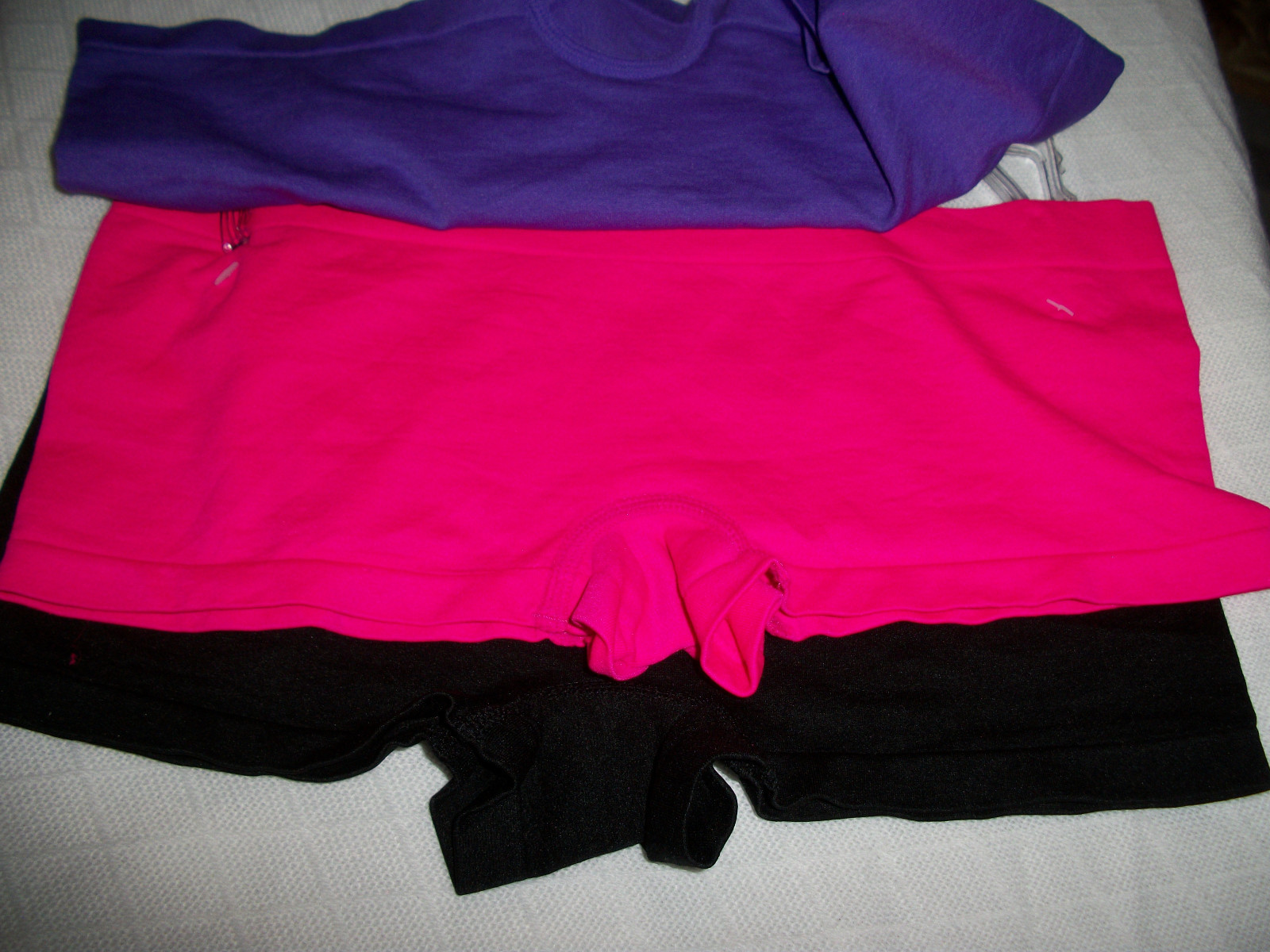 3 PACK LADIES SEAMLESS BOYSHORT BRIEF PANTY SIZE 7 / LARGE MULTICOLOR BY ICY HOT
