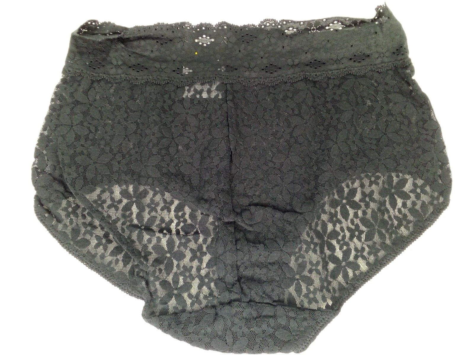 WACOAL, 2 Pack, Women’s Flower-Lace Brief Lingerie 870405, Black, Size M