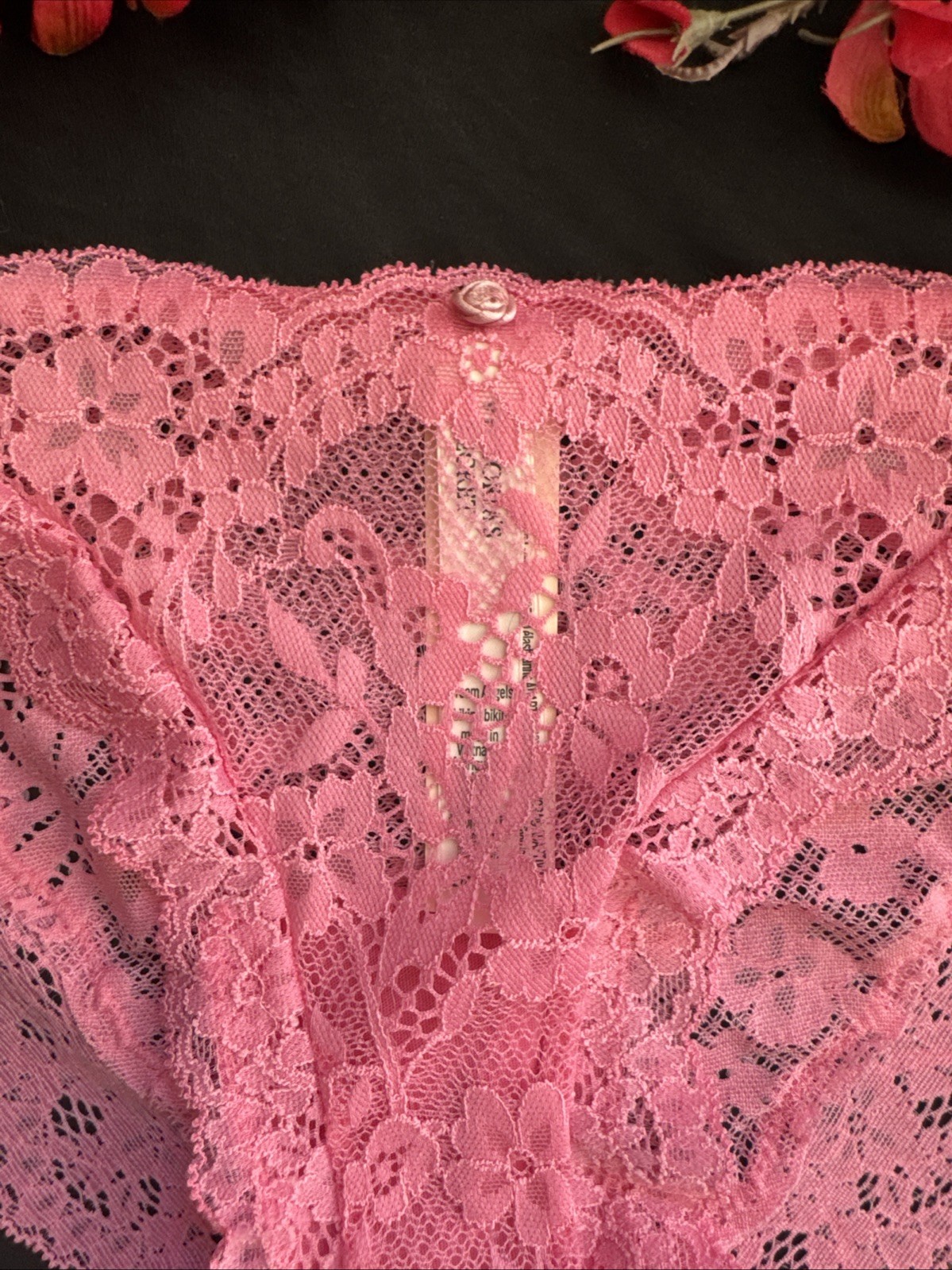 VICTORIA’S SECRET S BARBIE PINK DREAM ANGELS LACE BIKINI PANTIES SUMMER NWT
