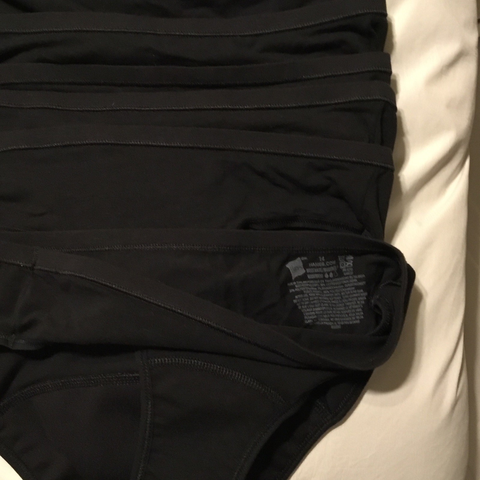 Hanes women’s high waisted brief panties six pack moisture wicking cotton brief