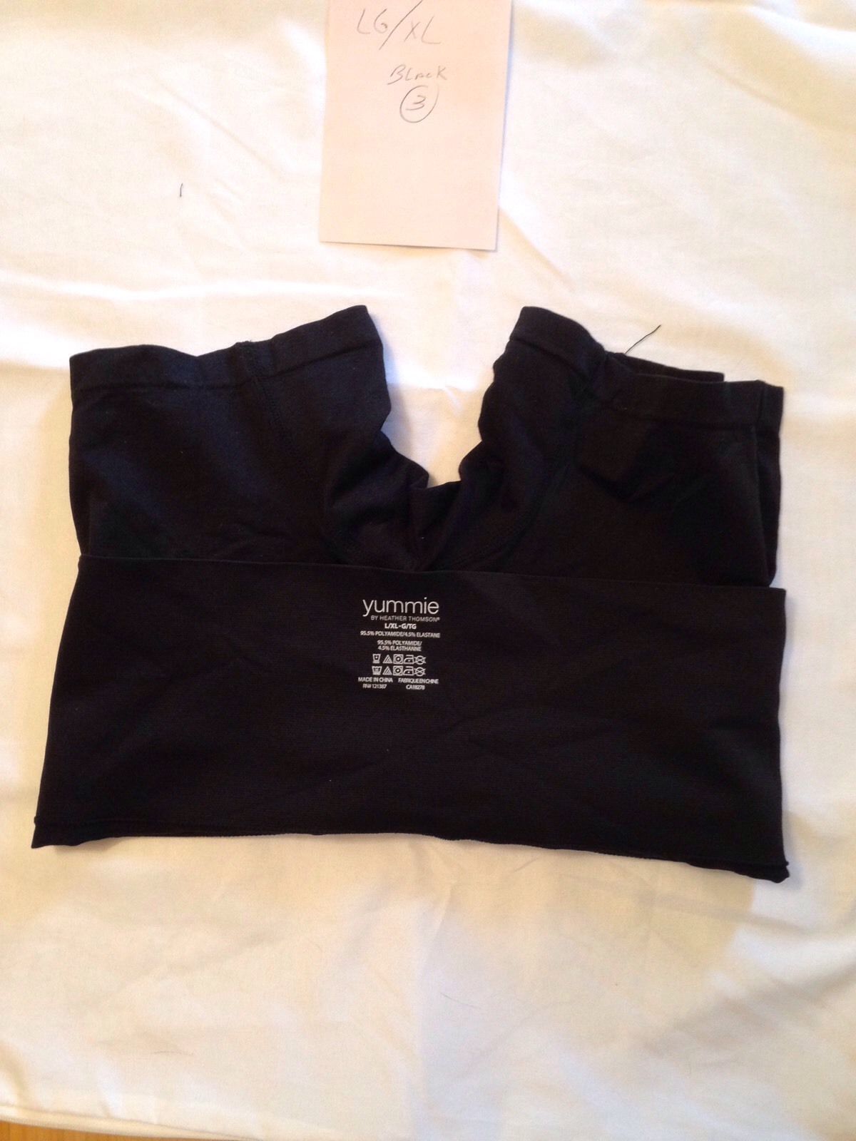 NWOT HSN Yummie Seamless H. Thomson Brief Boy Shorts – Black – Size L/XL