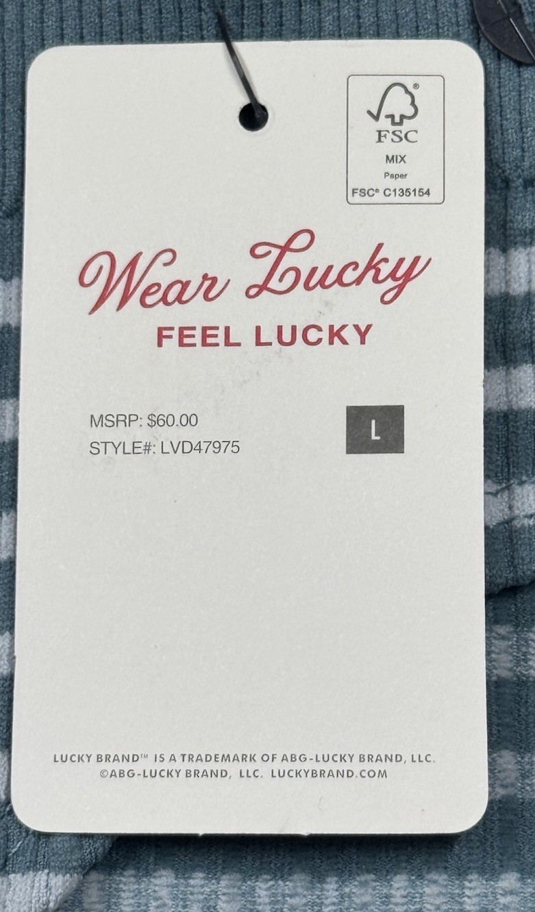 LUCKY BRAND Womens 5-Pair Bikini Ribbed Seamless Underwear Panties Nylon Blend L