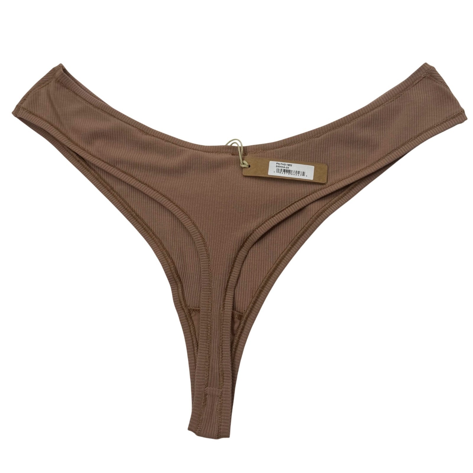 SKIMS Soft Lounge Rib Dipped Thong Team USA Sienna 2X