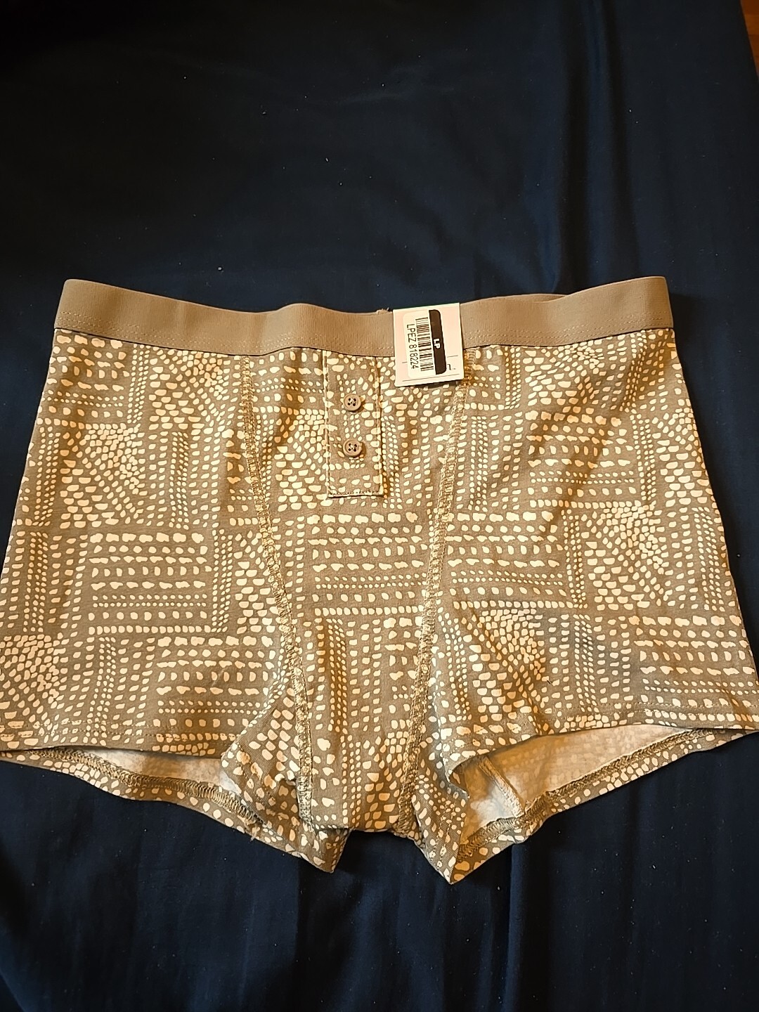 Auden Women’s Boy Shorts Gray Polka Dots Size S