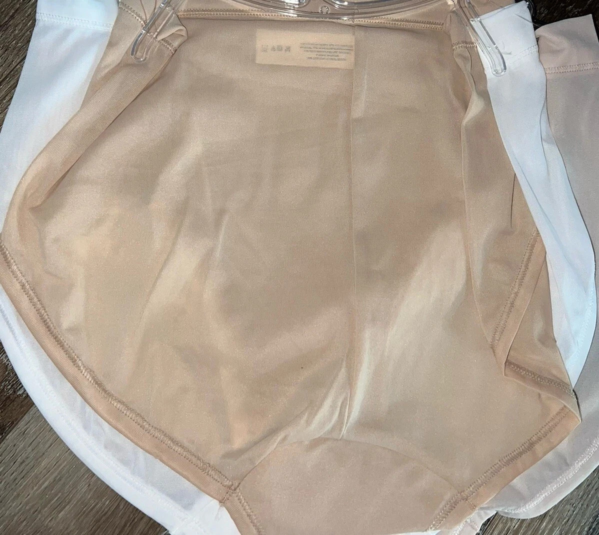 Bali BRIEF Panties 3-Pair smoothing DFMEB3 Nylon light soft semi sheer ~ 7/L