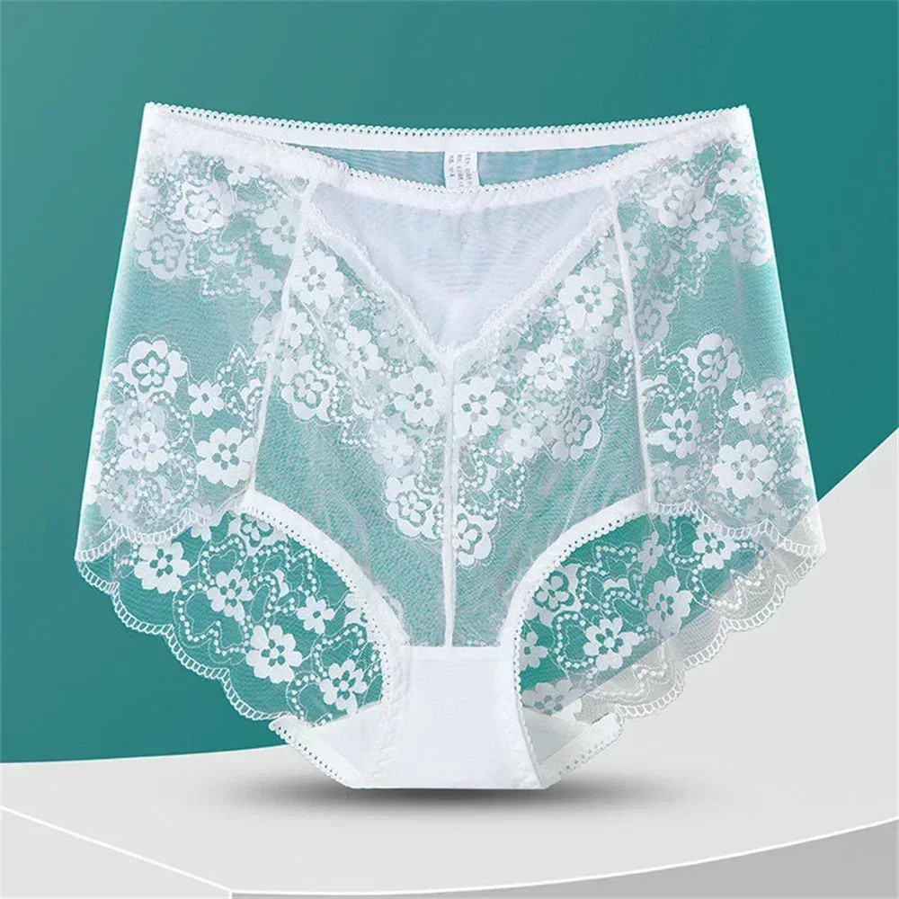 High Waist Lace Brief Panties Tummy Control Butt Lifter Women’s Underwears