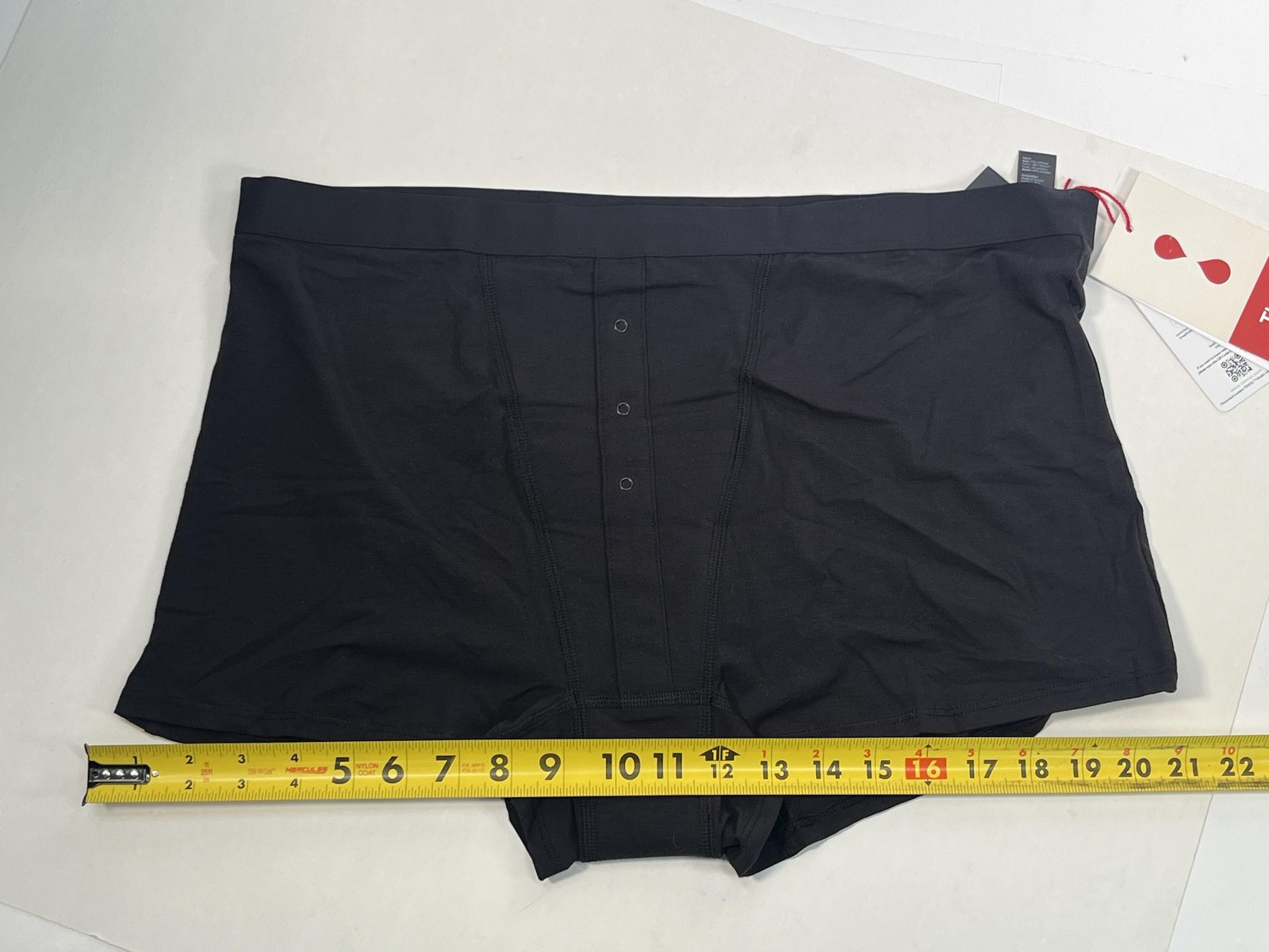 Thinx Black Supima Tencel Leakproof Boyshort Period Underwear Womens 2X New