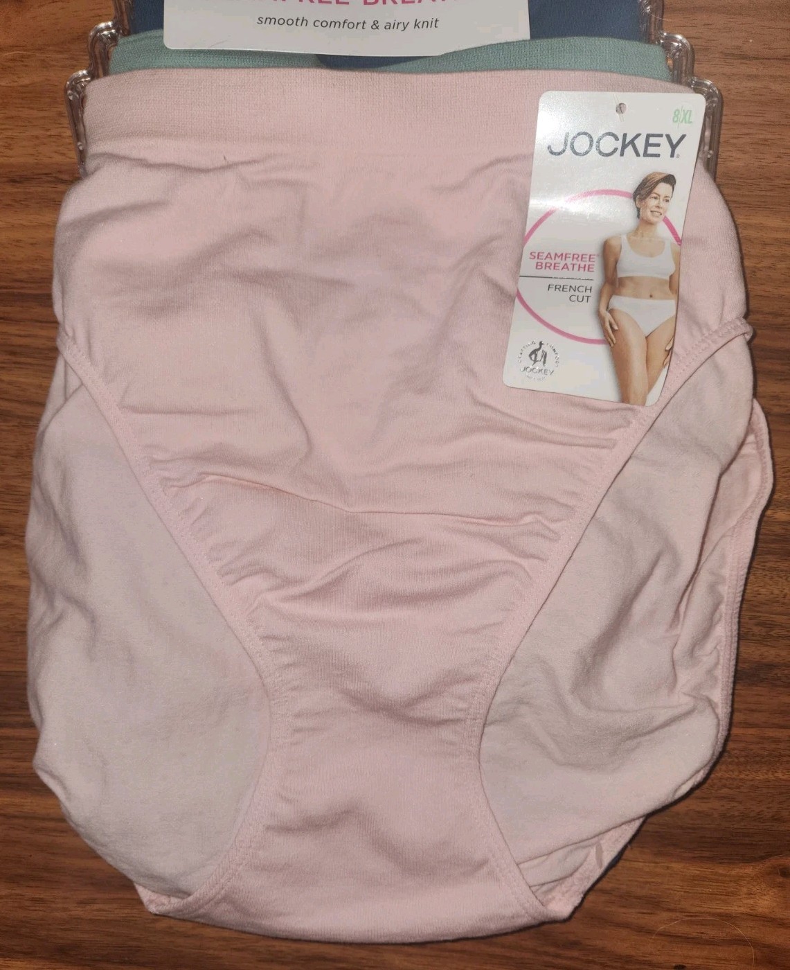 NWT Sz 8/XL JOCKEY SEAMFREE BREATHE FRENCH CUT WOMENS PANTIES COTTON BLEND