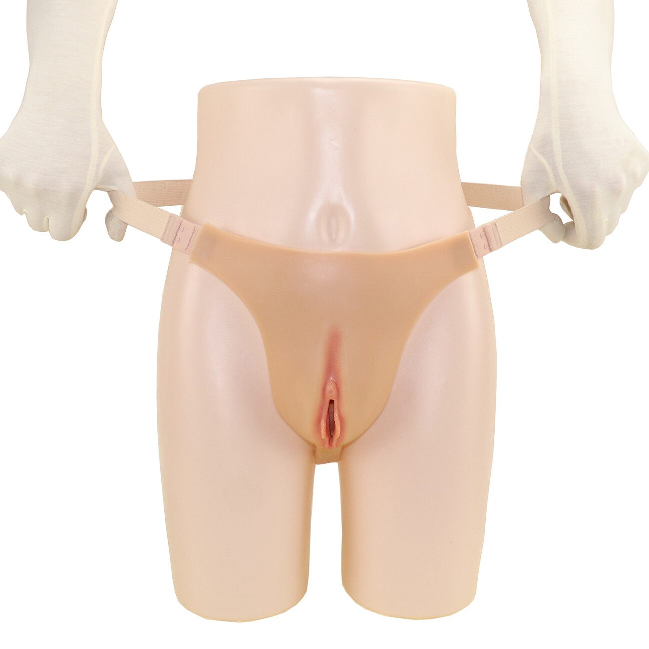 Silicone CONTROL PANTY GAFF T-back Camel Toe Thong Realistic Vagina Crossdresser
