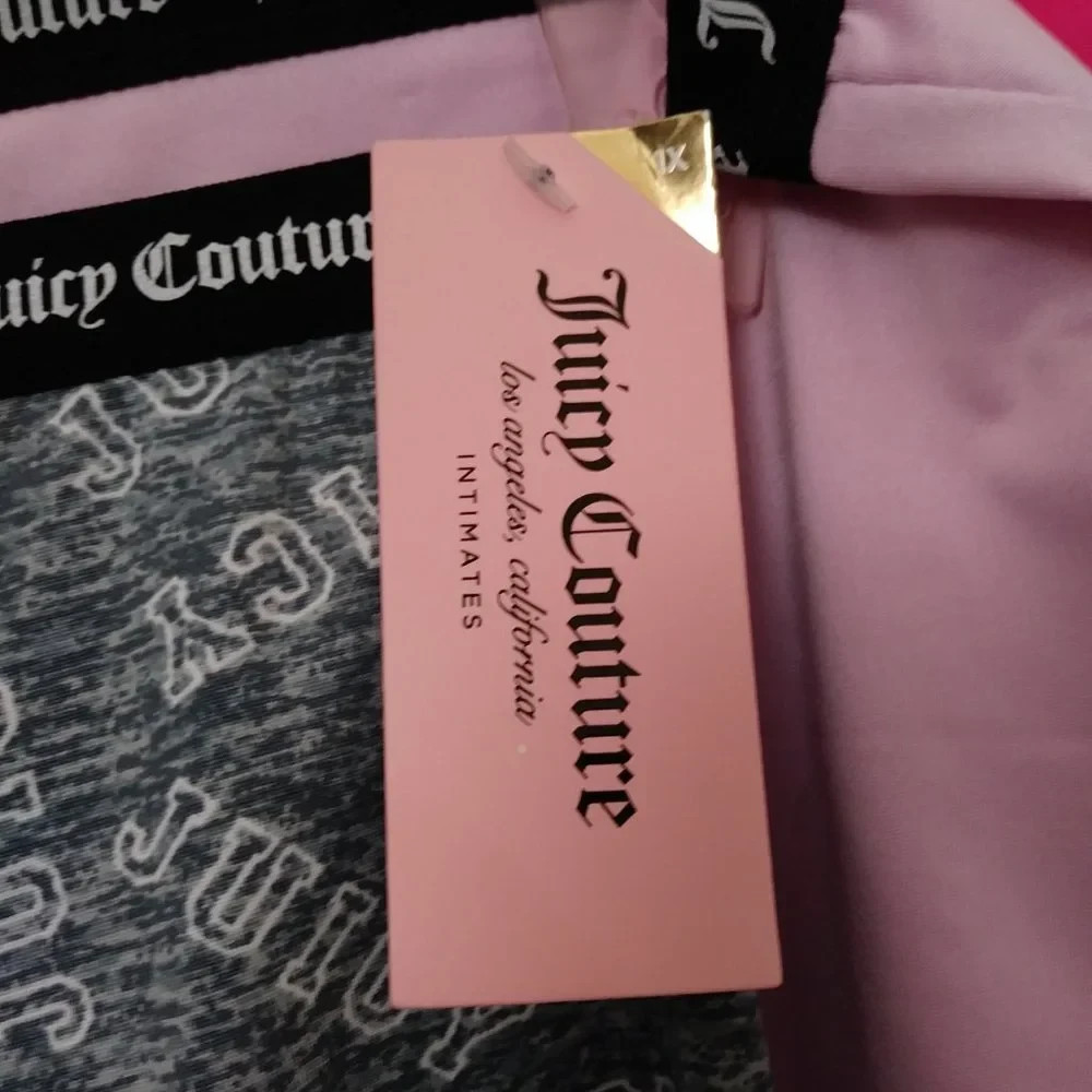 NEW!Juicy Couture 3 Pack !Sexy, Stretchy Women’s Boyshorts Panties/ 1X /MSRP $28