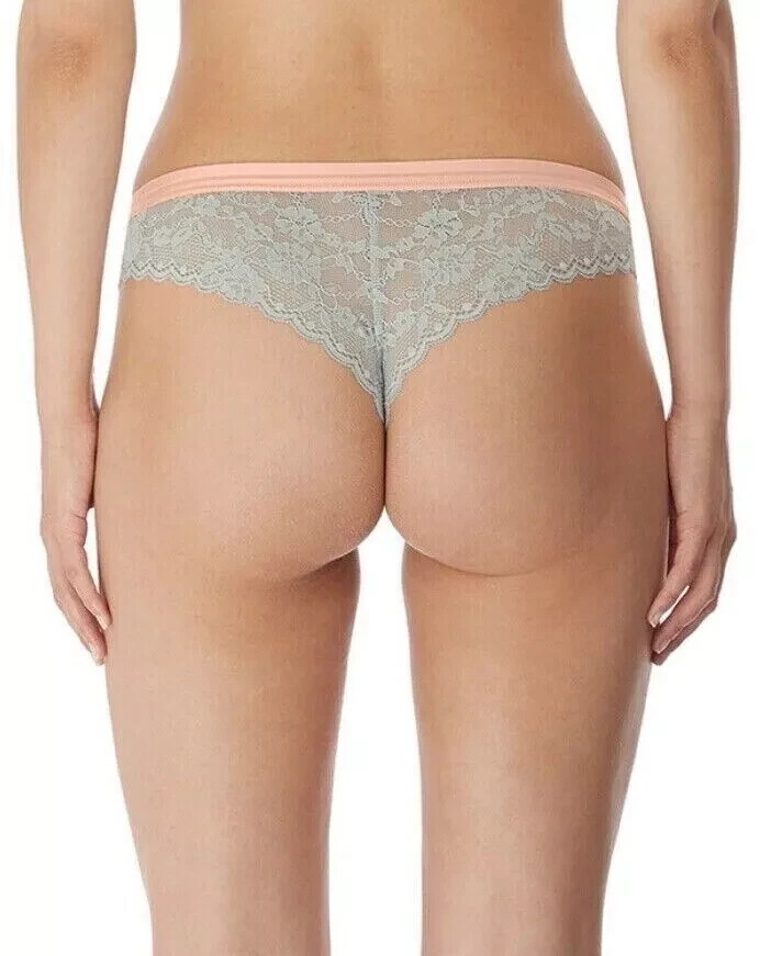 Freya Offbeat Brazilian Brief XL 16 18 Earl Grey Lace Knickers Lingerie 5457 New