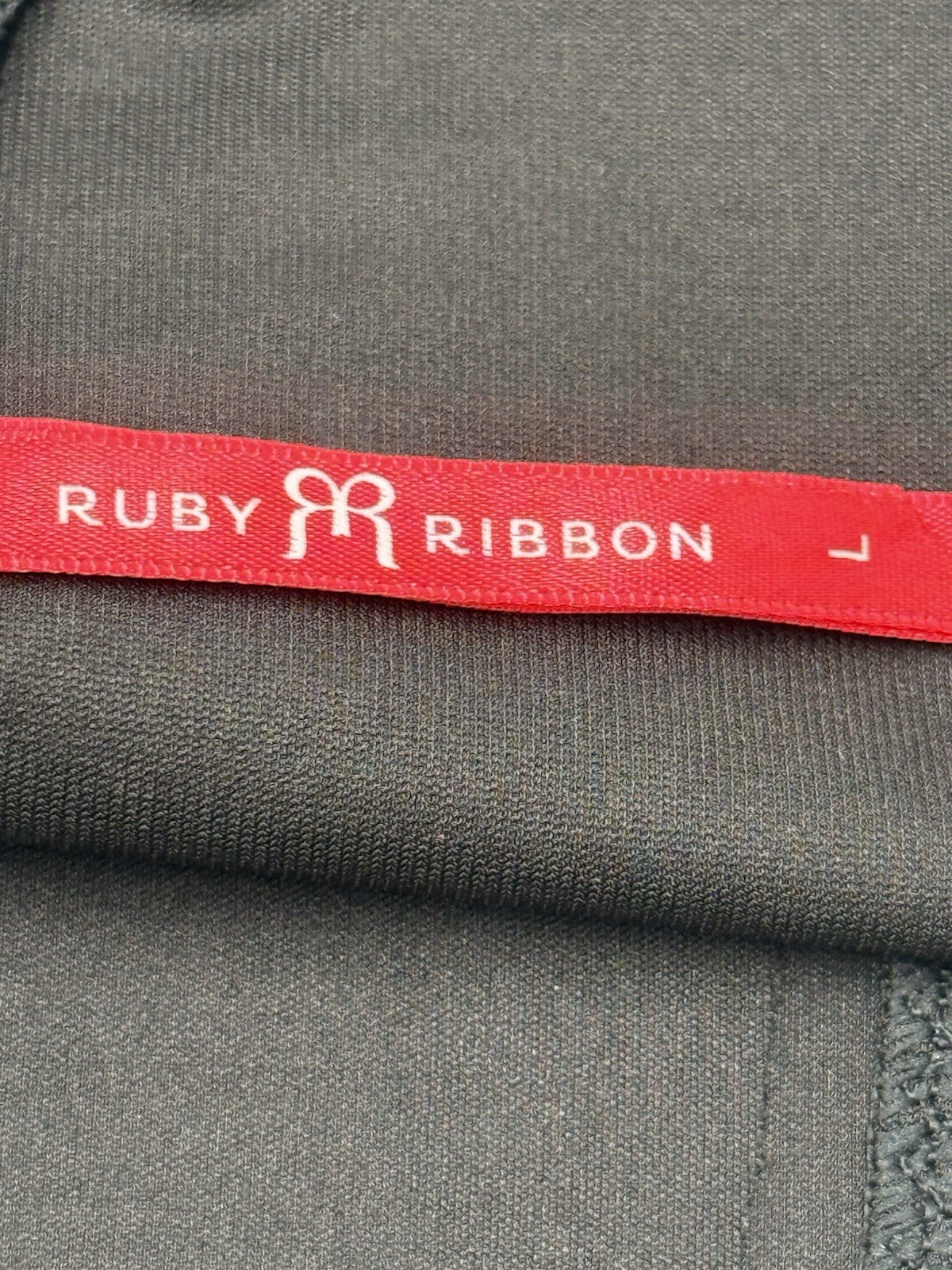 NWOT RUBY RIBBON Size L Black Everyday High Waisted Shapping Brief