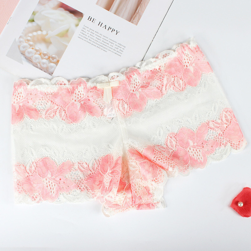 6PCS/LOT Sexy Womens Sheer See Through Panties Underwear Boyshorts Lace Thongs