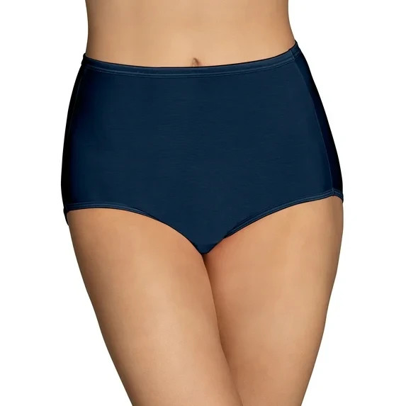 4 pairs VANITY FAIR Brief ILLUMINATION 13109 Panty CHOCOLATE MOUSSE Sz 10 / 3XL