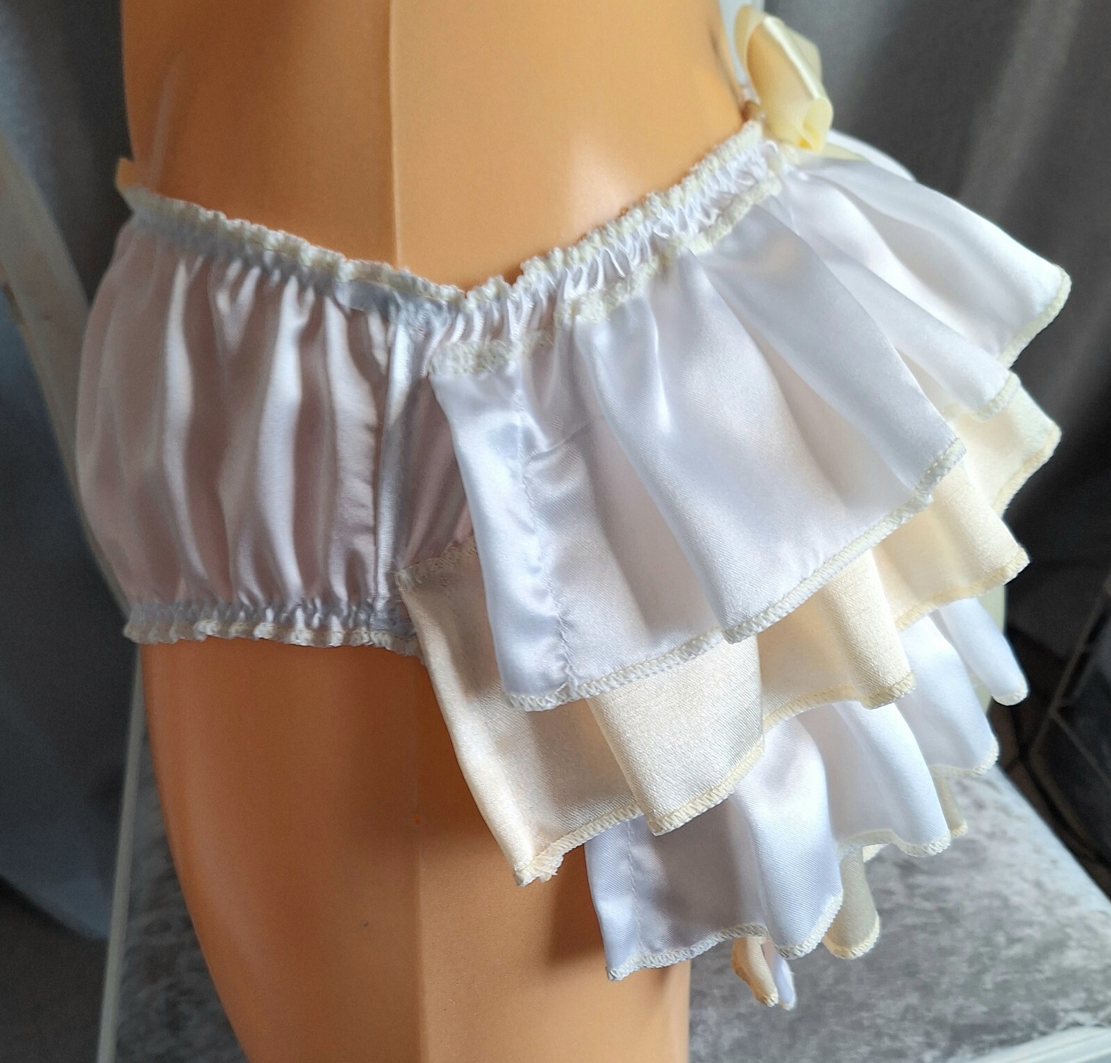 🌸MADE TO ORDER “SATIN Ruffle Bum SISSY Knickers any colour, any size🌸