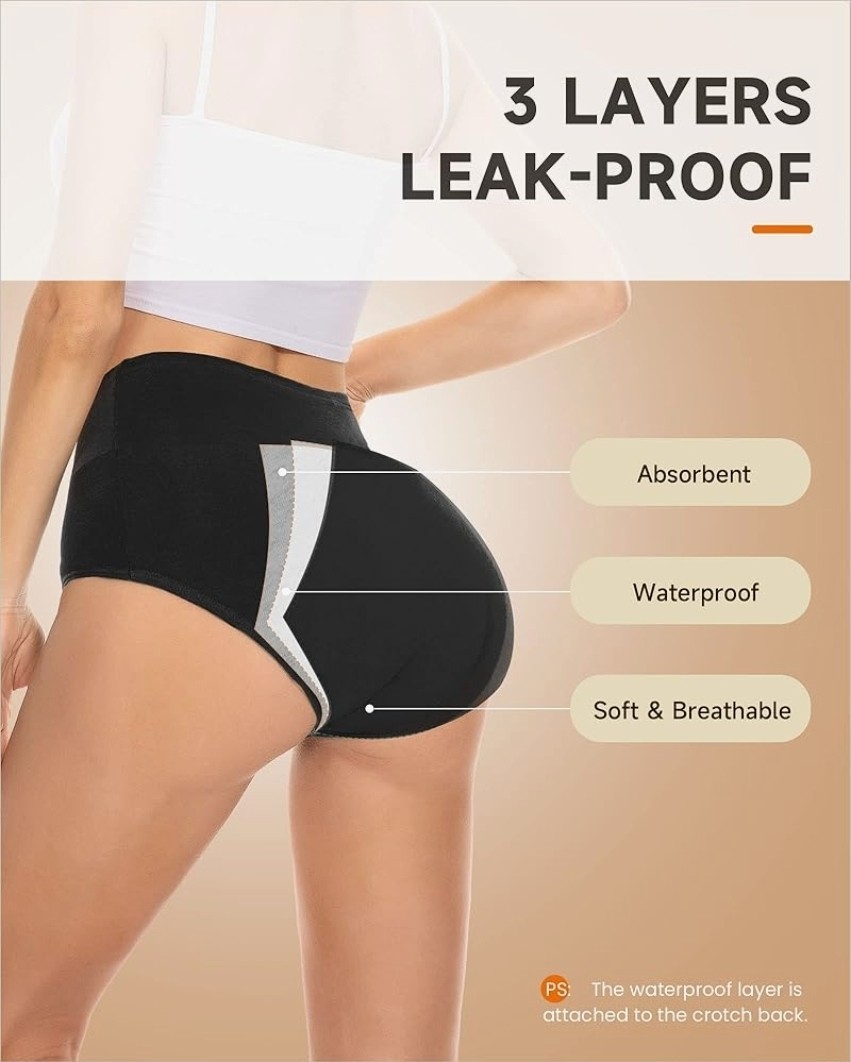 3pk Heavy Flow Absorbency Period Underwear Panties Postpartum Menstrual S….259