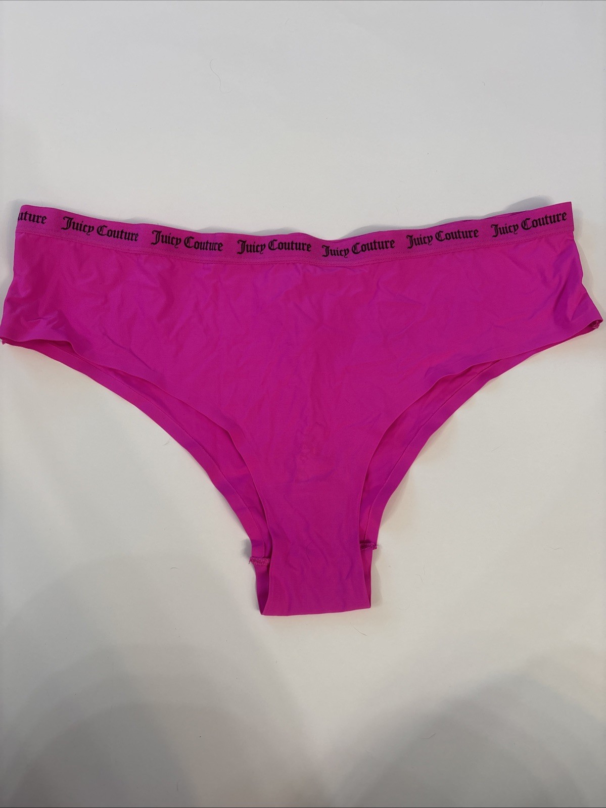 Juicy Couture Hot Pink Cheeky Panty Seamless Logo Size X-Large NWOT