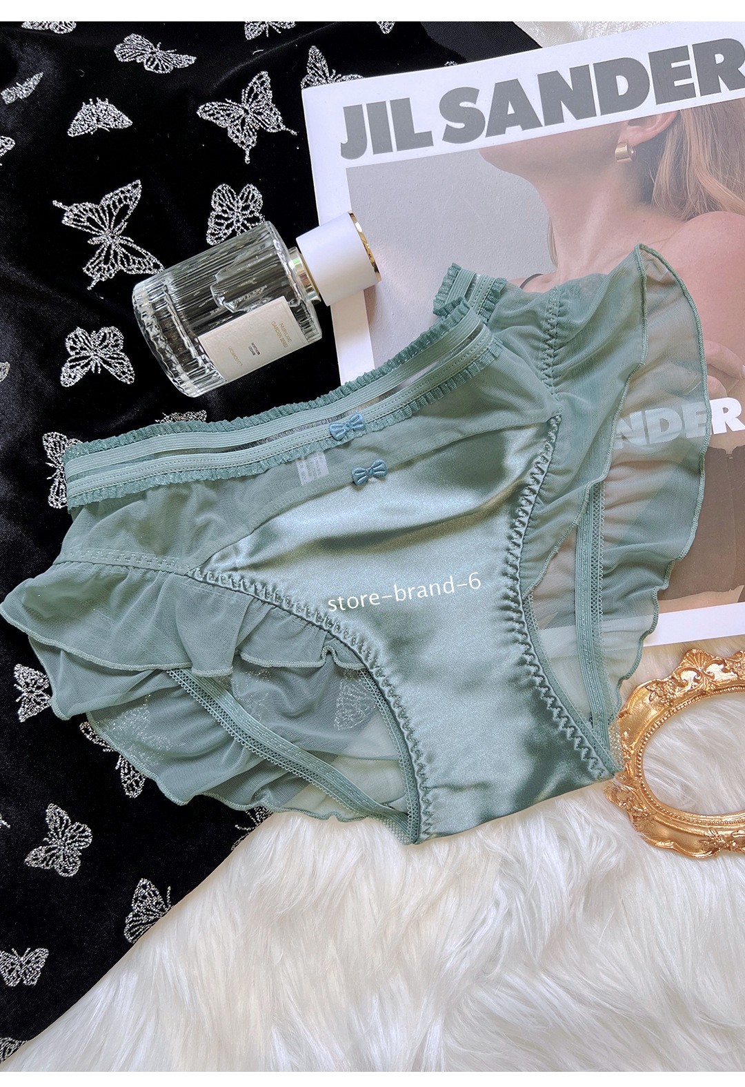 3 Pack Lot Sexy Womens Lace Panties Sweet Bow Lace Underwear Sexy Briefs