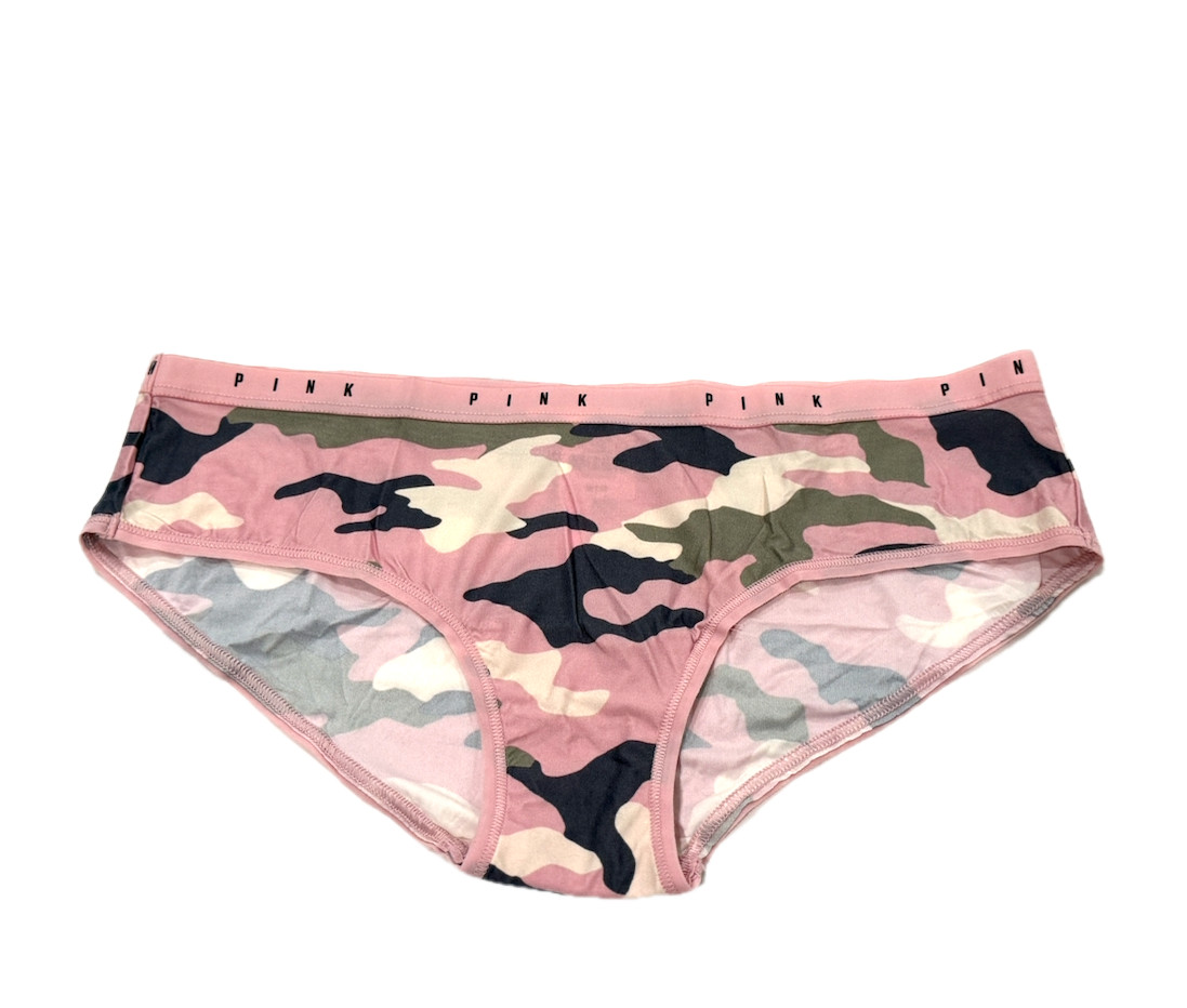 Victoria’s Secret PINK Smooth Logo Hipster Panty Pink Camo