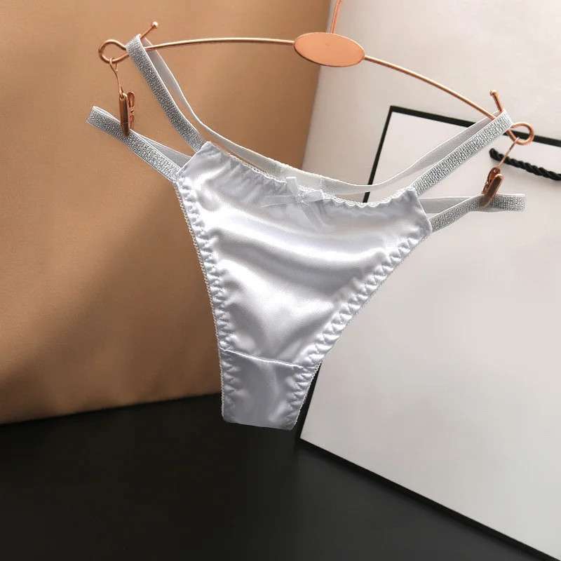 Thong Panties Low Waist Double Strap Stretch Soft Comfortable Daily Wear Fit
