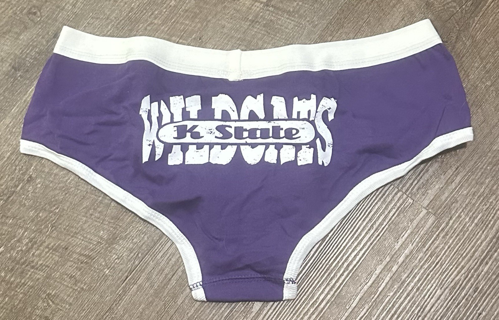 NWT KANSAS STATE UNIVERSITY WILDCATS College Logo Boy Shorts Underwear Panties