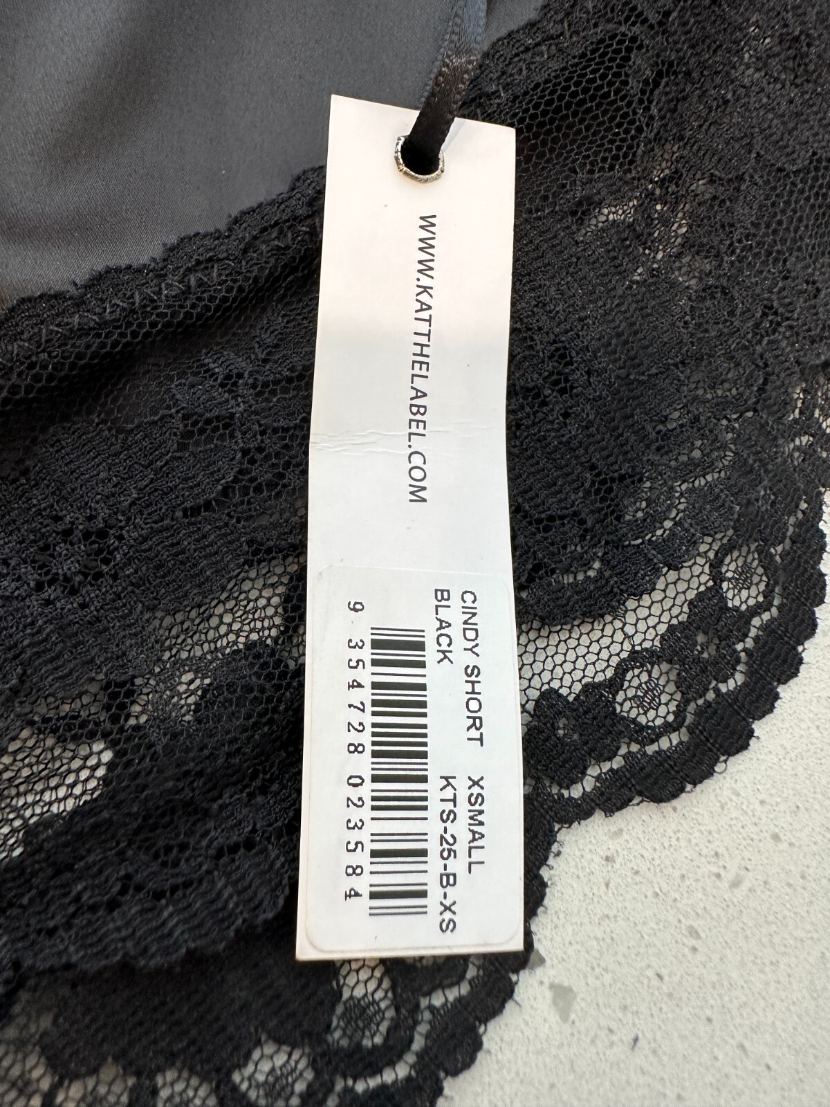Kat the Label Cindy Short, XS (AU Size 6) Black, KTS-25-B-XS BNWT RRP $59